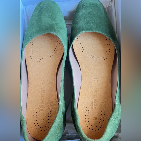 Vero Cuoio Nadia ballet - inspired low heel with square/round toe 25mm heel - Picture 3 of 5